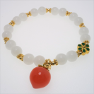 Agate crystal bracelet